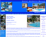 Hotel Akdeniz Beach, Turkey - yet another web design by One Step Ahead